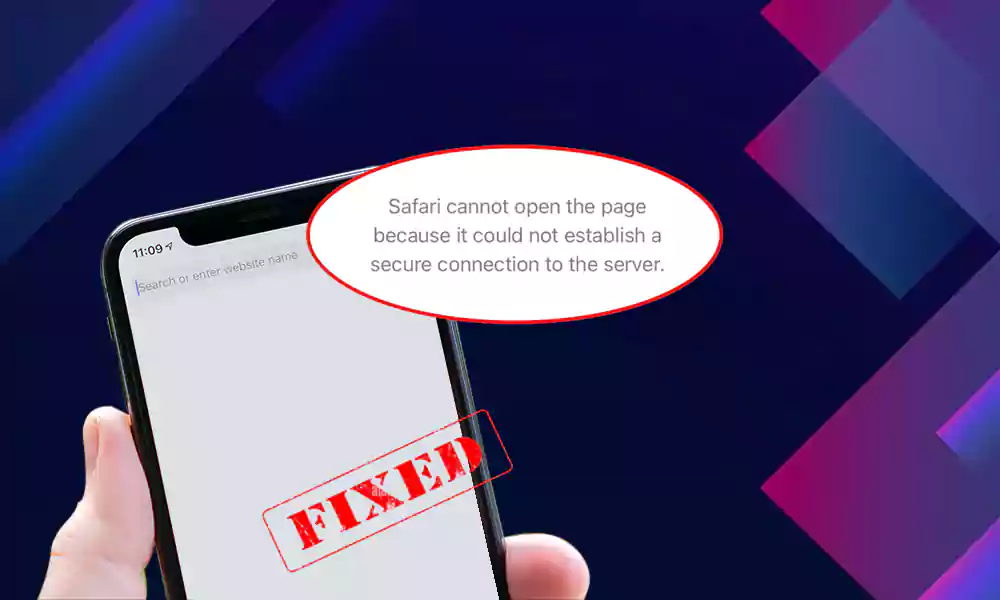 Easy and Quick Fixes for “Safari Could Not Connect to Server” Issue