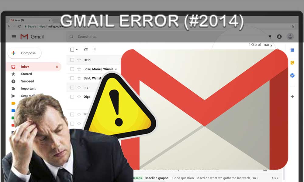 Fed Up of Gmail Error (#2014)? Check Out the Blog to Get Out of It