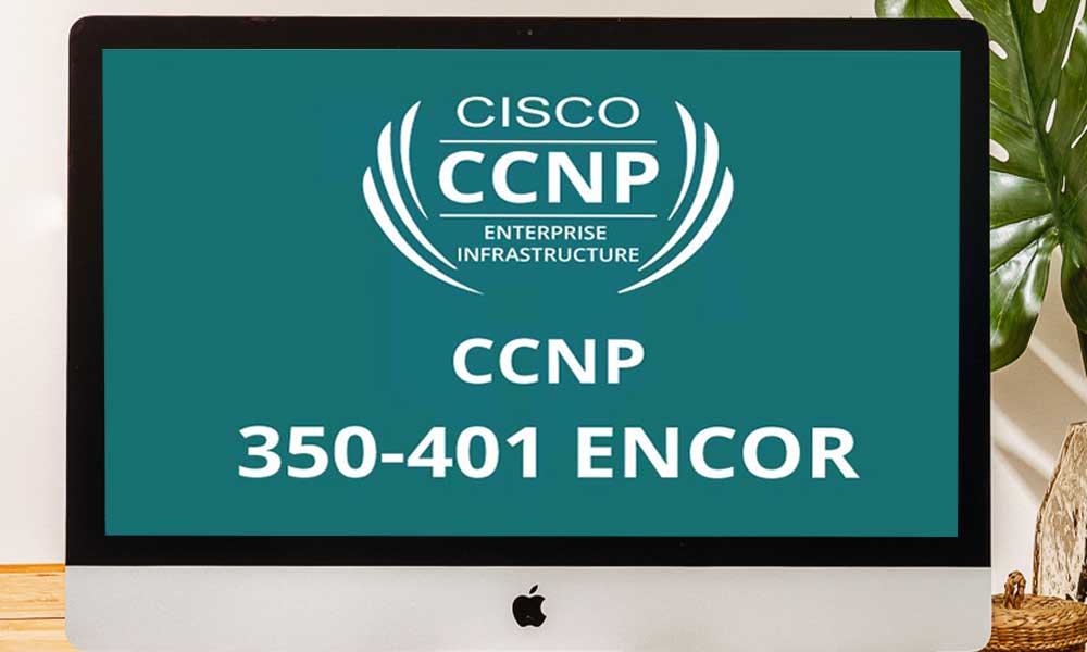 How many questions are on the CCNP 350-401 encor?