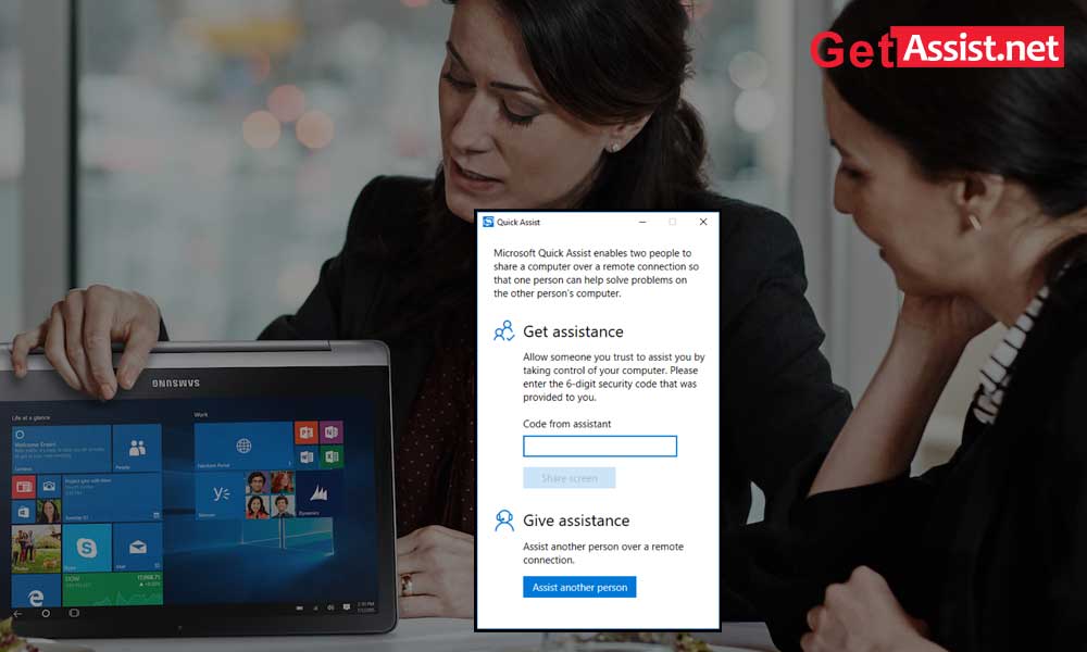 Quick Assist in Windows 10- Give or Take Technical Assistance