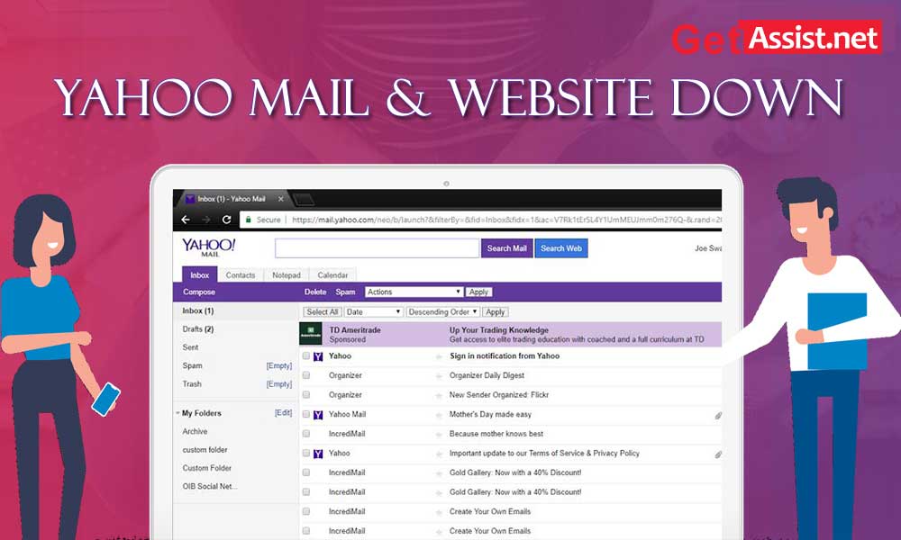 Yahoo Down: Yahoo Mail and Website are Down and Yahoo Confirmed Outage Issues