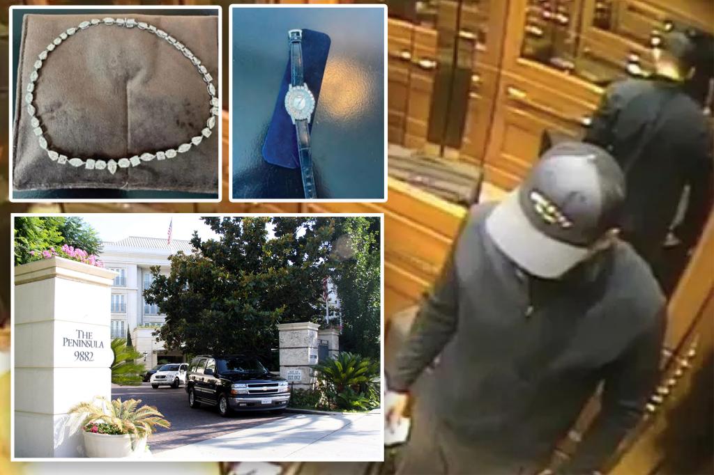 $1.8M in jewelry, designer clothes stolen in ritzy Beverly Hills hotel heist