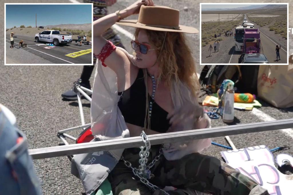 Anti-capitalist climate activists block traffic into Burning Man: ‘F–king mess’
