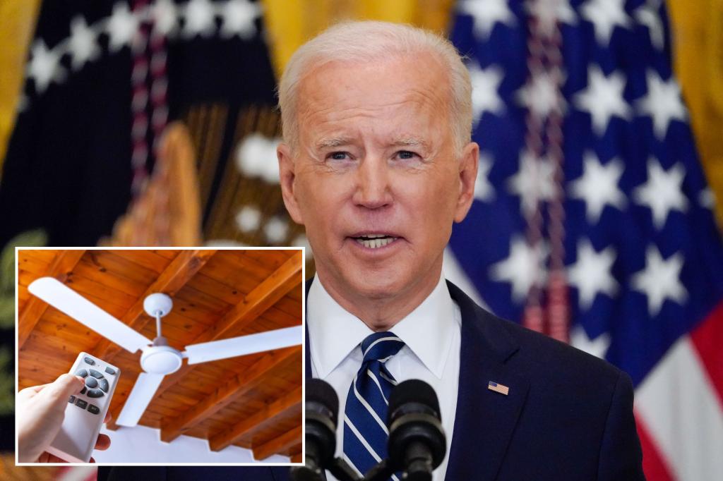 Biden admin’s latest home appliance crackdown: ceiling fans