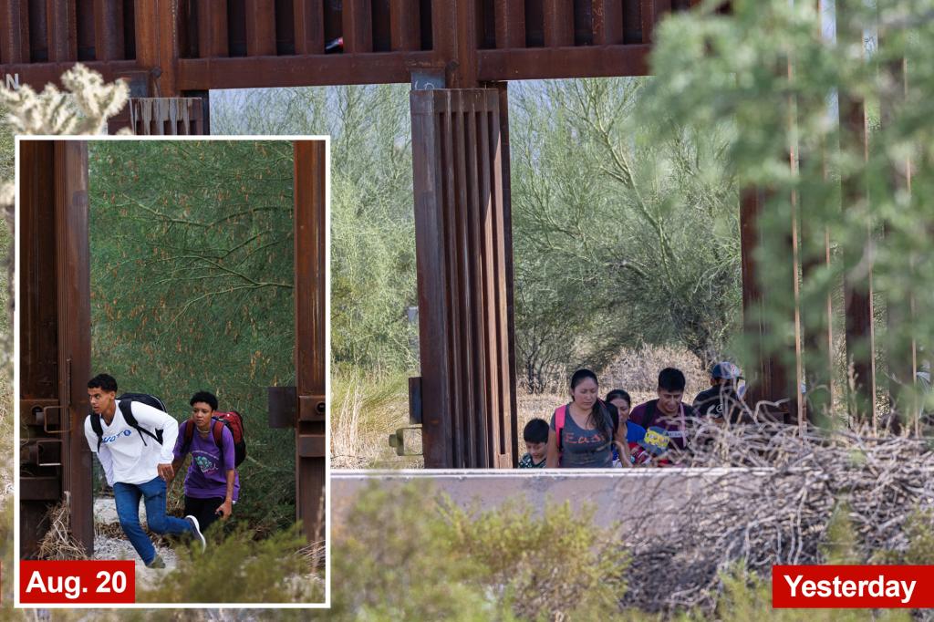 Border floodgates in Arizona remain open despite lack of rain â allowing migrants easy entry