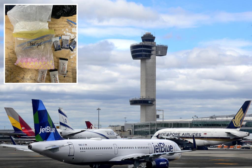 Drug runner caught trying to smuggle pink meth into NYC through JFK Airport: prosecutors