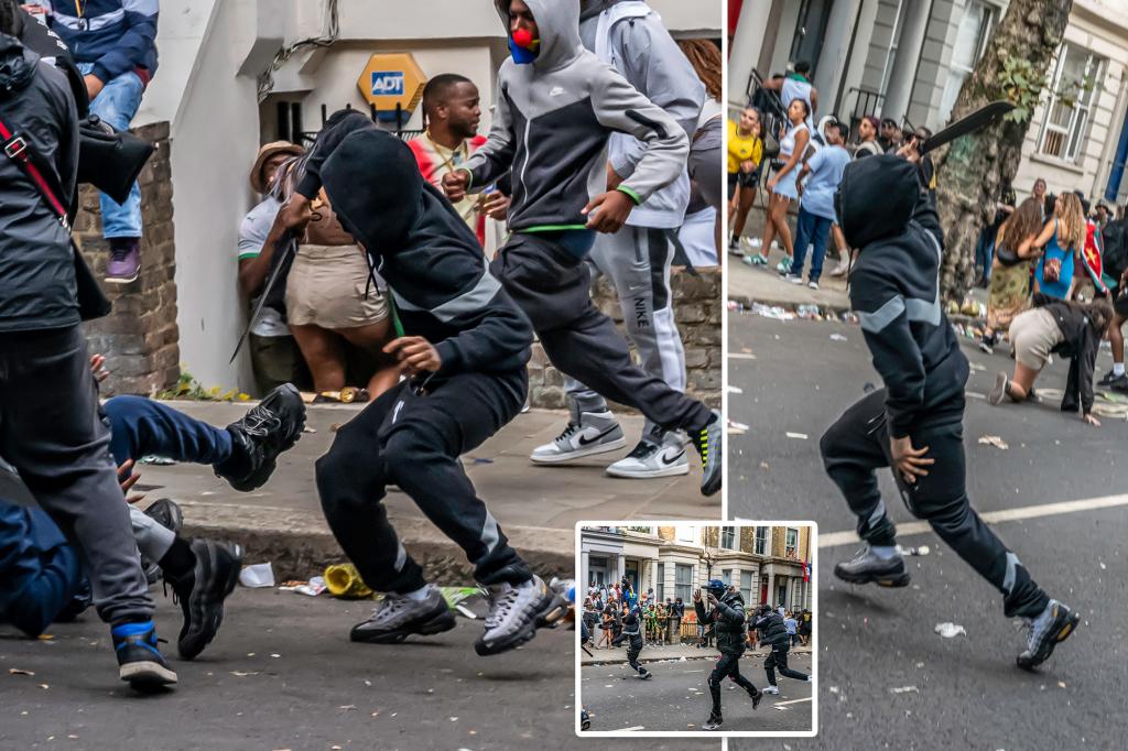 Famed Notting Hill carnival terrorized by men with giant knives, 8 stabbings, 275 arrests