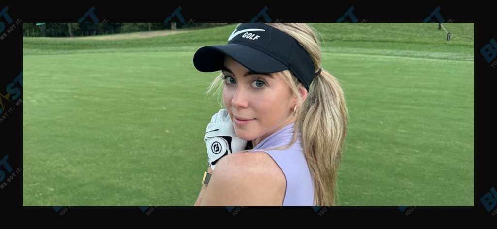 Golfer Grace Charis In Unzipped Tank Top Asks ‘Can I Borrow A Ball?’