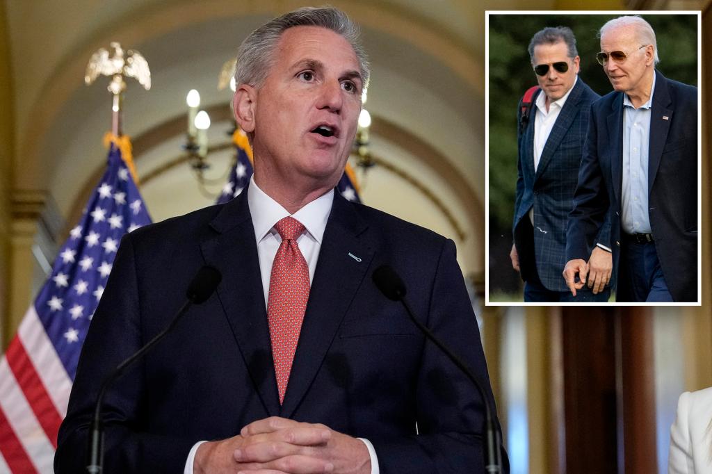 Government shutdown could impede GOP’s Hunter Biden probe: McCarthy