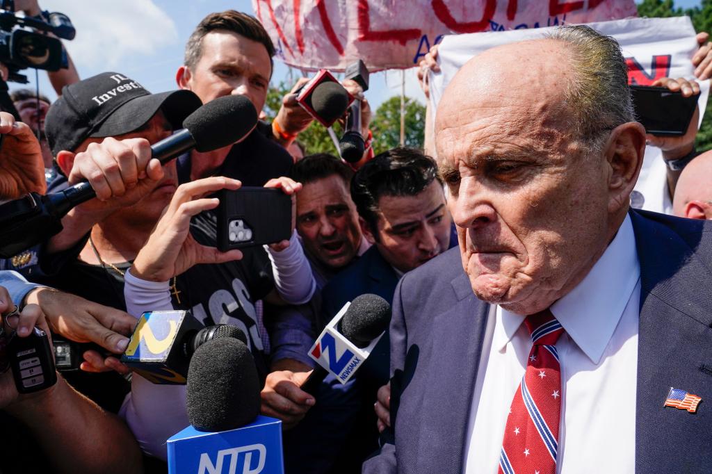 Judge hands Rudy Giuliani default in Georgia election workers’ suit