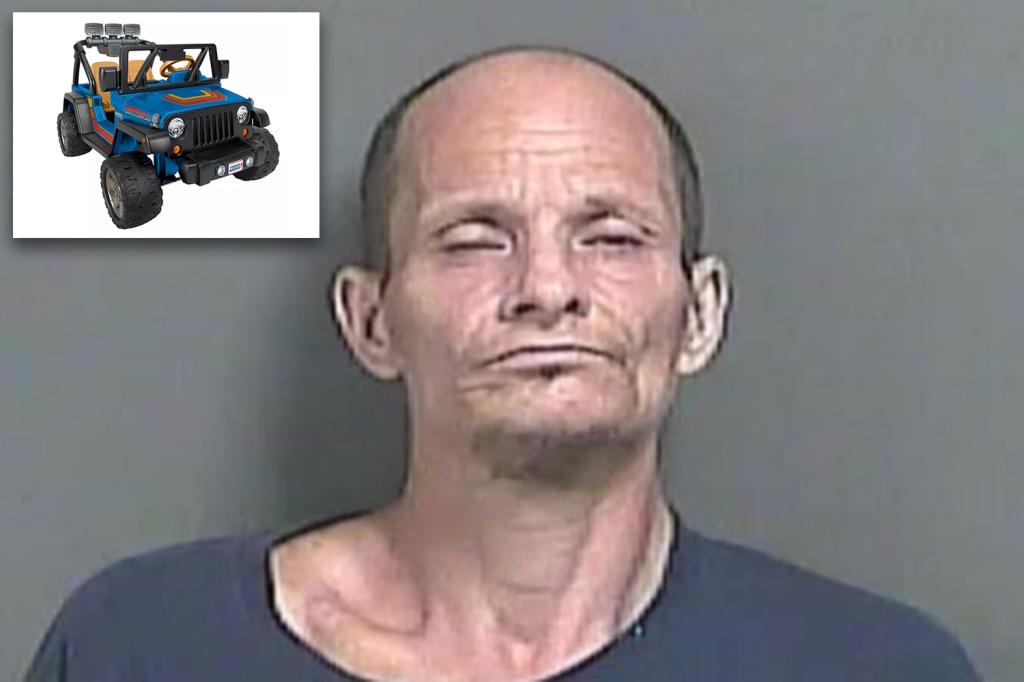 Man charged with DUI in children’s Power Wheels Jeep