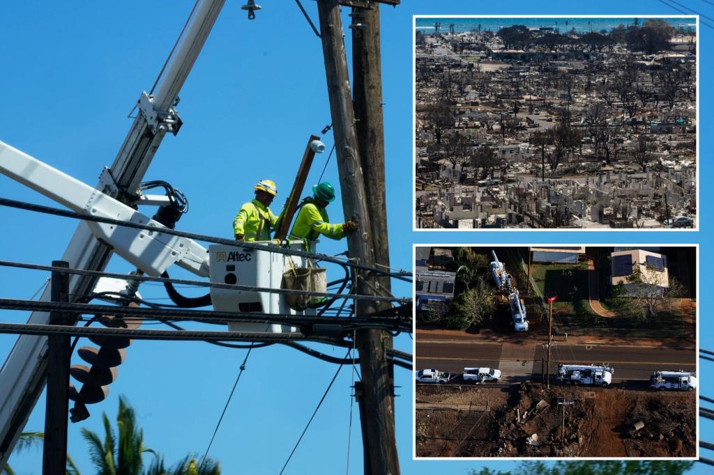 Maui’s outdated bare electrical wires and leaning poles caused wildfires to spread rapidly