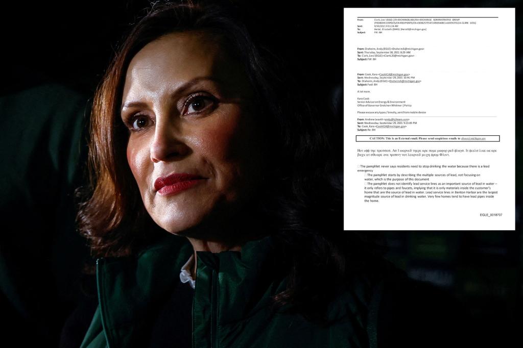 Michigan Gov. Gretchen Whitmer received email in Greek from consultant to shield it from the public: lawsuit