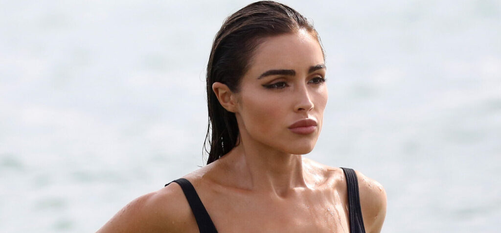 Olivia Culpo Drops Jaws In Her ‘Barbie’ Pink Strapless Bikini