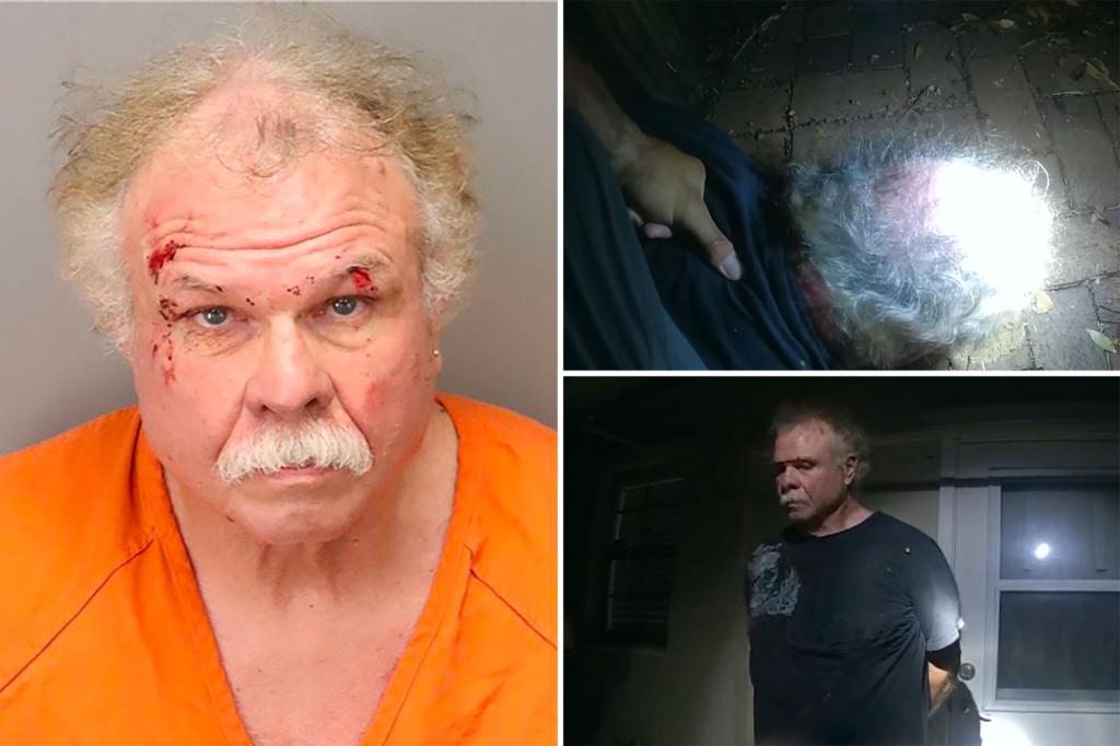 Pantsless Florida man, 71, caught  spying on neighbor through her bathroom window