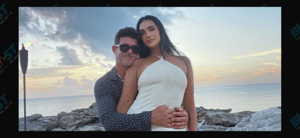 Robin Thicke’s Fiancée April Love Geary In Bikini Says ‘Less Is More’