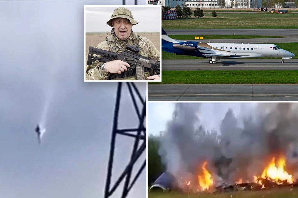 Wagner boss Yevgeny Prigozhin’s jet appeared fine 30 seconds before crash amid rumors bomb was hidden in a wine crate