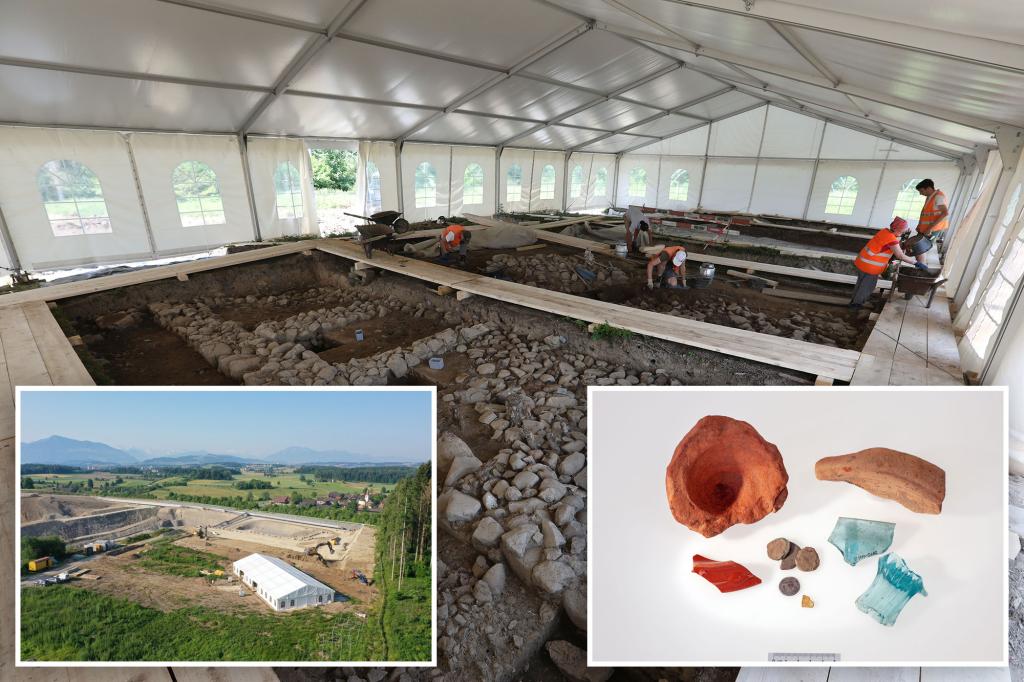 ‘Astounding’ 2000-year-old Roman building discovered beneath Switzerland quarry