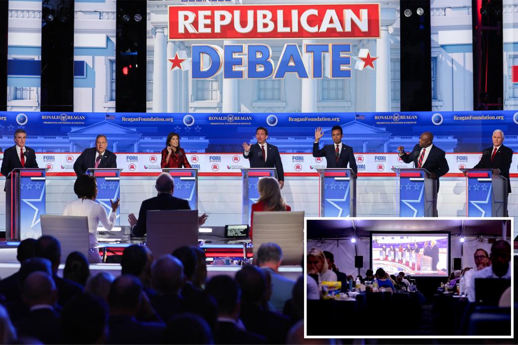 9.5 million viewers tuned into second GOP debateÂ — most-watched program on cable Wednesday