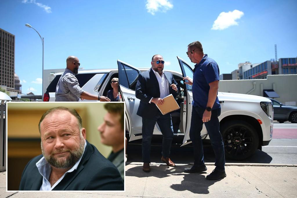 Alex Jones pays own wife $15K a month as Sandy Hook families are yet to see a dime from him