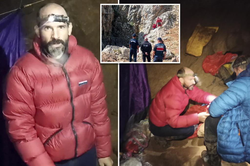 American man trapped in Turkish cave offers hopeful glimpse inside with video message
