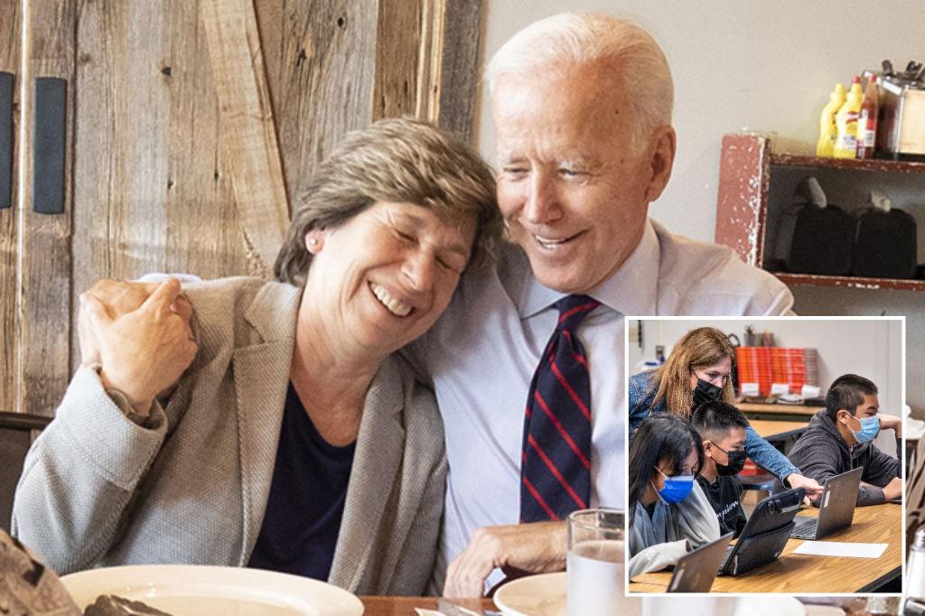 Biden backed teacher union head Randi Weingarten over honoring promise to get kids back in school during COVID: book