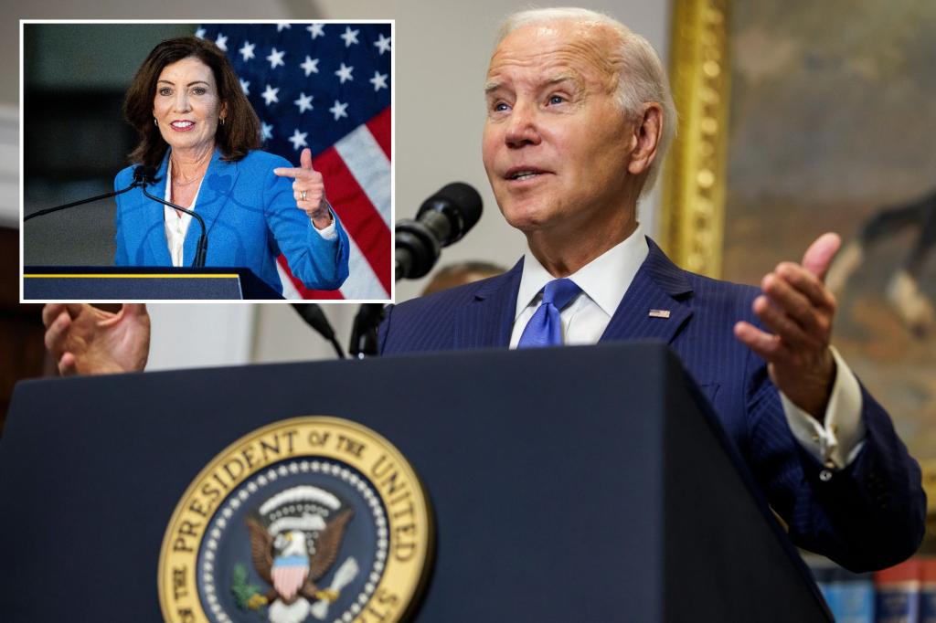 Biden didn’t meet Kathy Hochul about NY migrant crisis because he ‘has a lot on his plate’