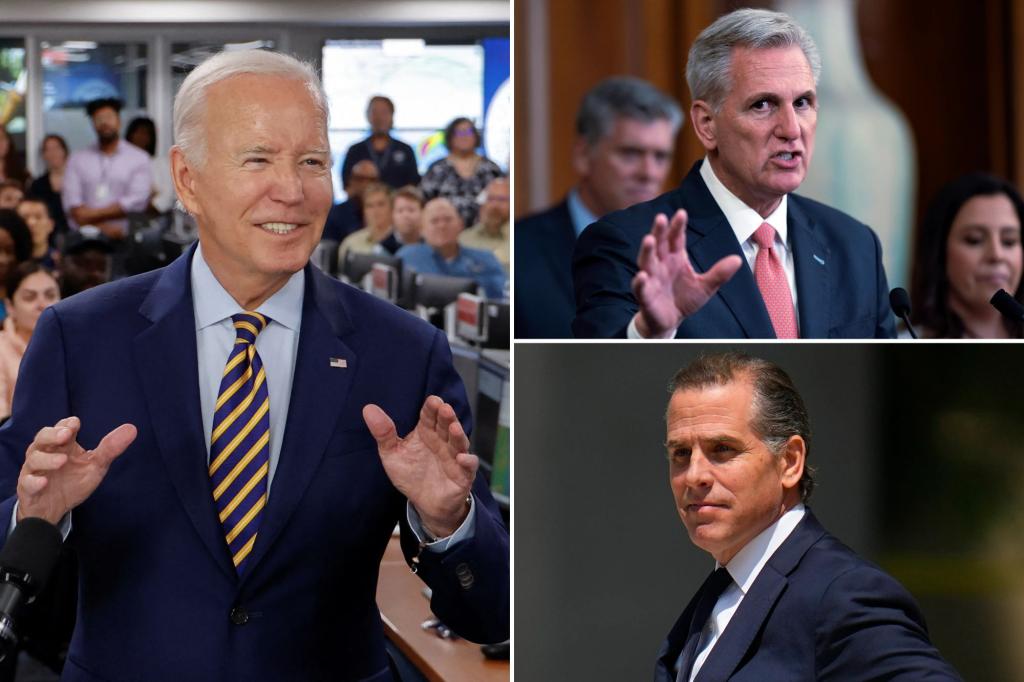 Biden laughs at question about Kevin McCarthy’s request for his bank records: ‘Hee-hee-hee’