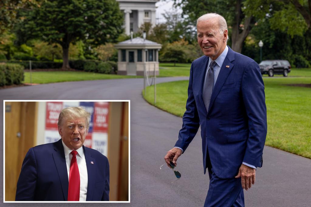 Biden leads Trump by 6 points in election rematch — assuming ex-president is convicted: poll