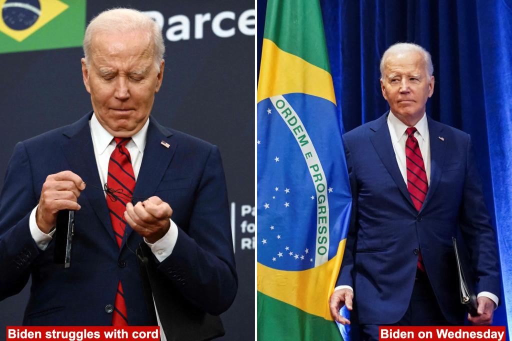 Biden repeats same story word-for-word just minutes apart, raising fresh concerns about age, fitness for office