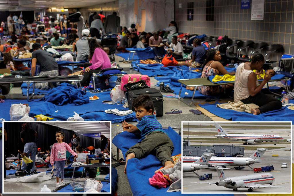 Chicago’s O’Hare Airport used as a migrant shelter as crisis overwhelms city: ‘Like a scene from Mad Max’