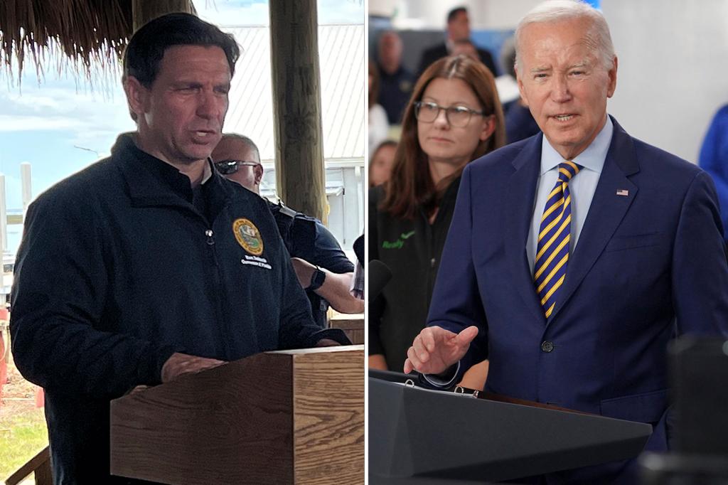 DeSantis has no plans to meet with Biden when president visits Florida to survey Idalia damage
