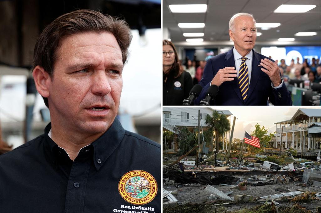 DeSantis warns Biden post-hurricane Florida trip could be ‘very disruptive’