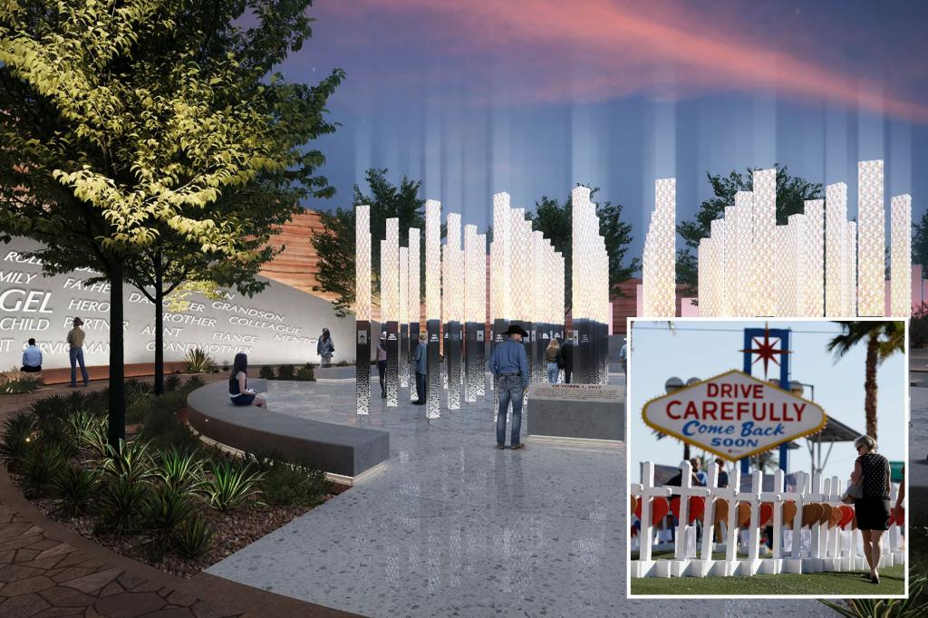 Design approved for memorial to the victims and survivors of the 2017 Las Vegas mass shooting