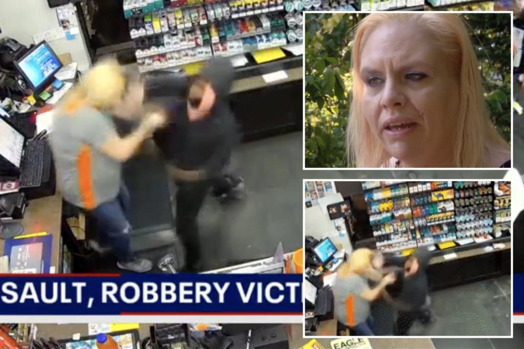 Distressing video shows teen pummel cashier as gang of kids swipe candy, vapes