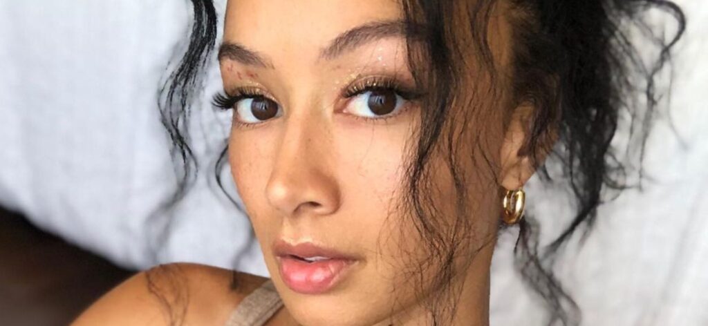 Draya Michele Swims At The Beach In A Tiny Mint Bikini