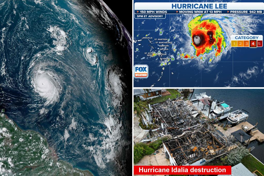 East Coast on edge as it braces for five days of Category 4-level strength from Hurricane Lee in Atlantic