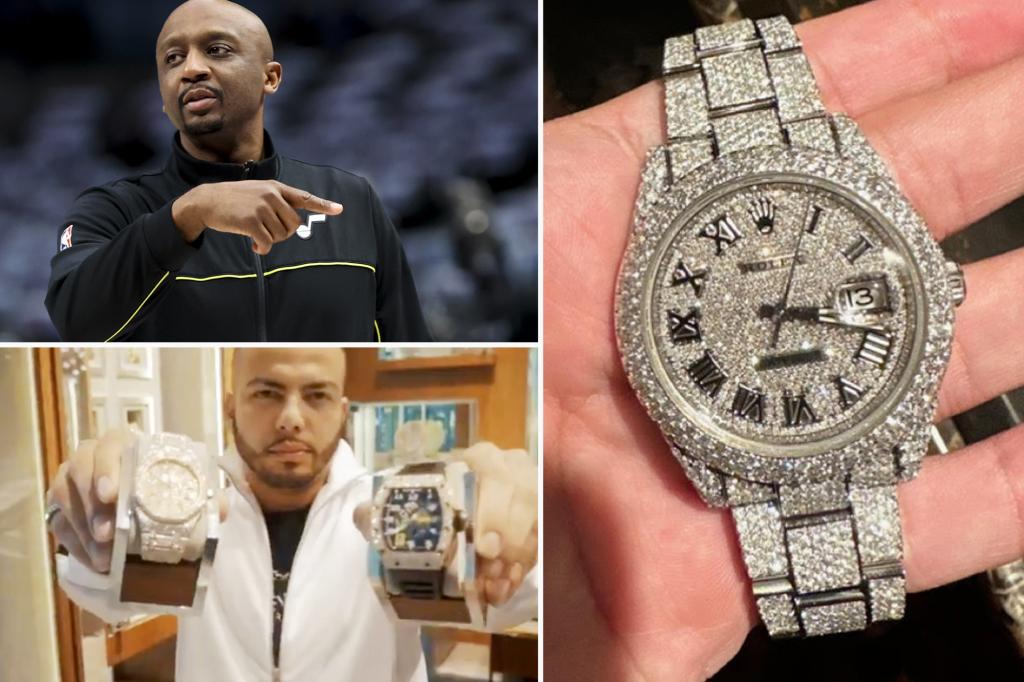 Ex-Brooklyn Net and Utah Jazz assistant coach Jason Terry accused of stiffing celeb jeweler over $25K diamond Rolex: suit