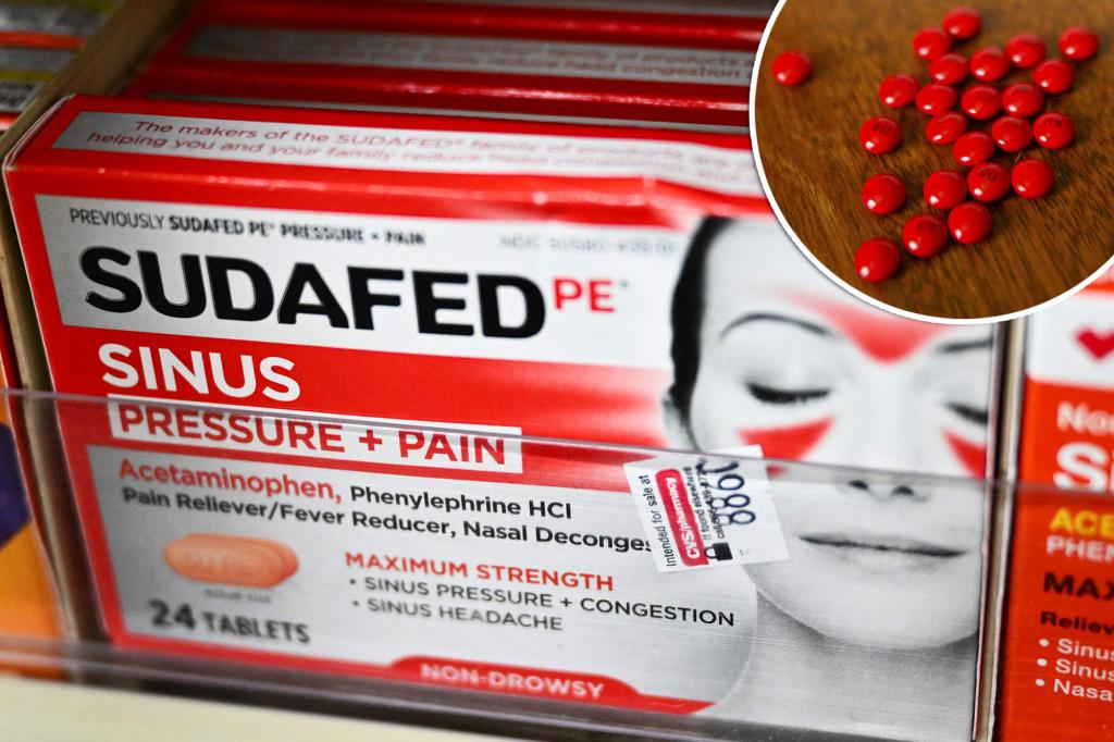 FDA solicits public outcry before pulling ‘unsound’ decongestants like Sudafed off shelves