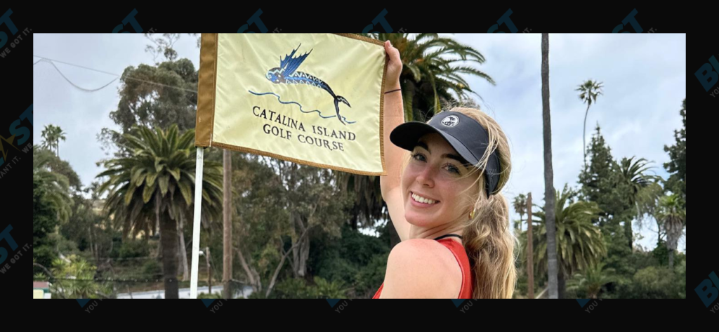 Golfer Grace Charis In Black Bikini Rocks The Catalina Golf Mixer