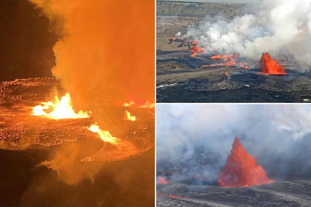 Hawaii volcano Kilauea erupts with glowing lava  after nearly 2 months of quiet