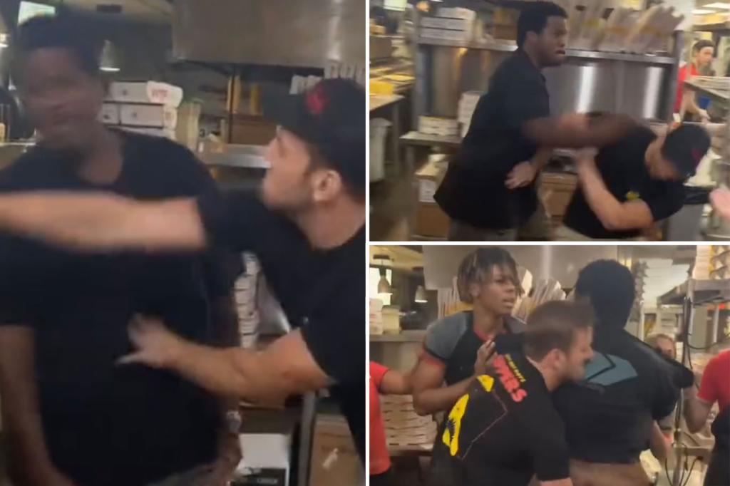 Insane video shows customer beatdown by Toppers Pizza employees: ‘Jump him!’