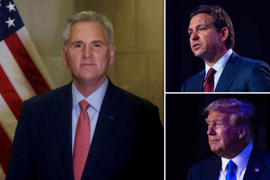 Kevin McCarthy disses Ron DeSantis: ‘Not at the same level’ as Trump
