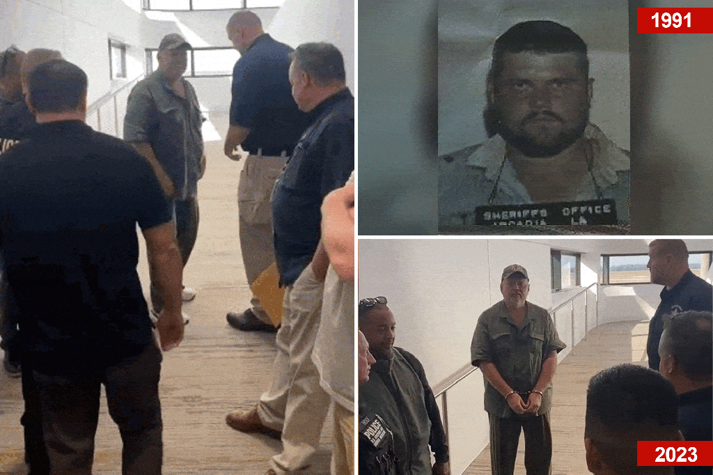 Louisiana fugitive Greg Lawson laughs as he’s captured in Mexico after 32 years on run over attempted murder conviction