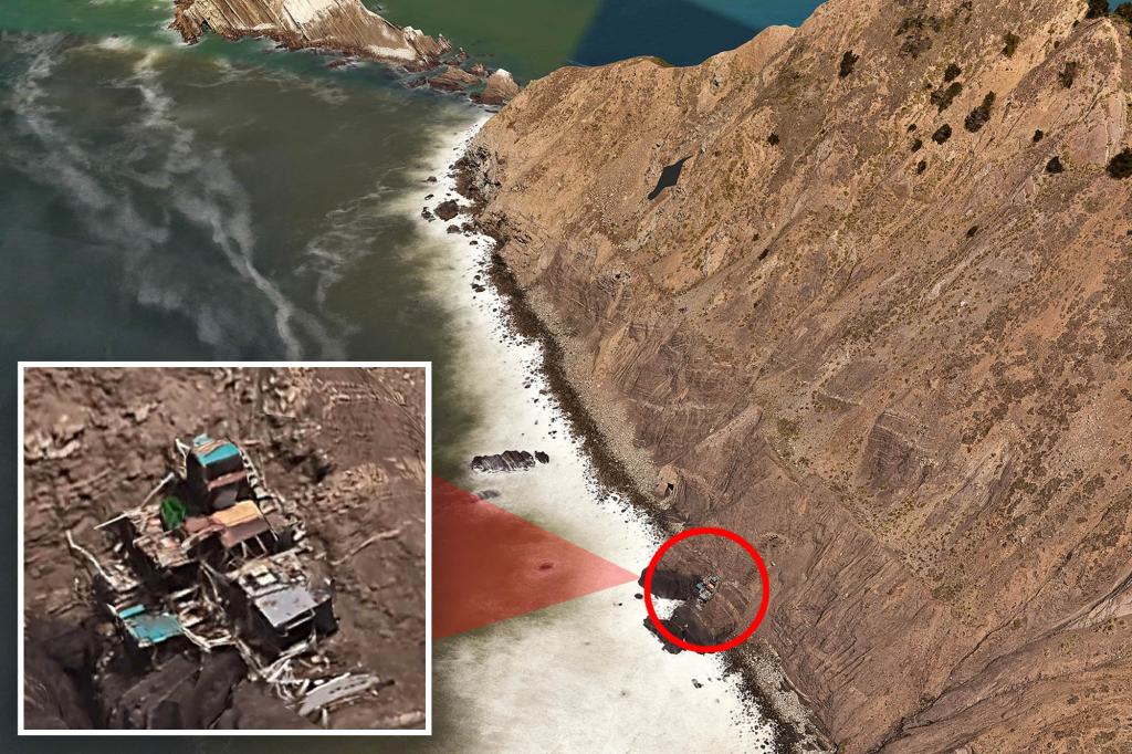 Mysterious ramshackle ‘home’ spotted teetering on treacherous California cliff