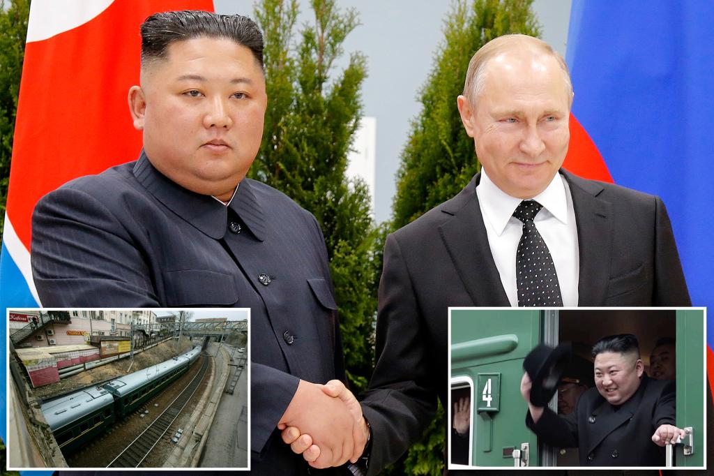 North Korea’s Kim boards train bound for Russia and summit with Putin: reports