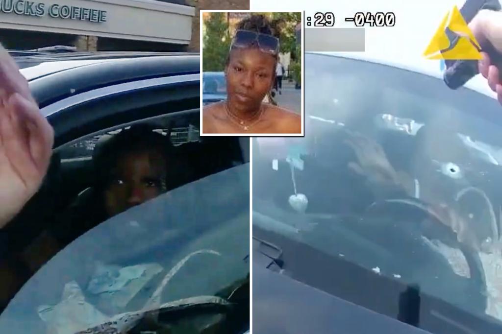 Ohio cops release bodycam vid of  officer shooting dead pregnant driver Ta’Kiya Young after she refused to leave her car