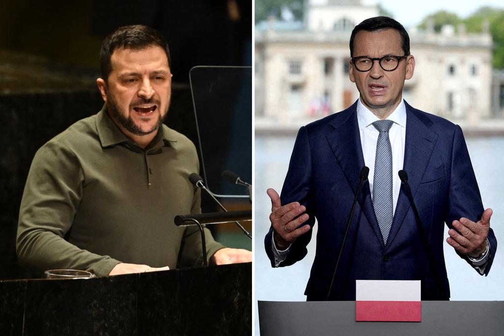 Poland PM tells Zelensky never ‘insult Poles again’ after stirring up drama with grain remark