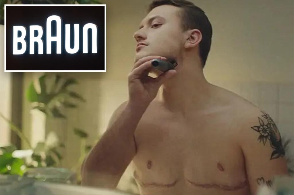 Razor company Braun faces backlash for featuring trans man in ad