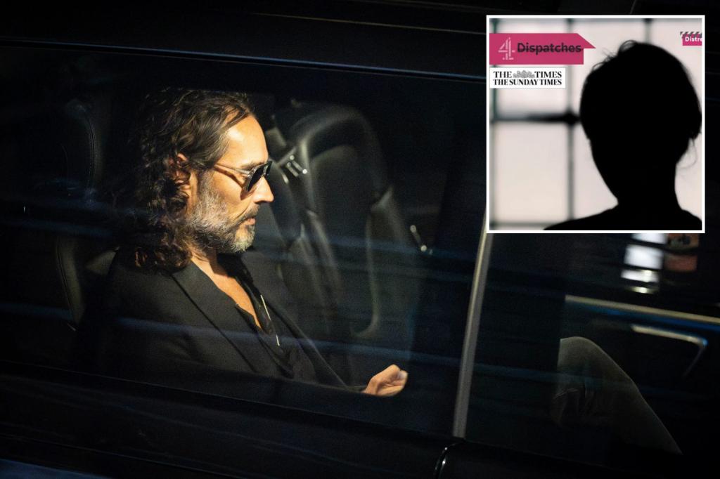 Russell Brand’s alleged victim says BBC car brought her to actor’s home as a teen: report